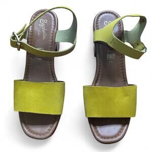 Seychelles mustard yellow manila leather